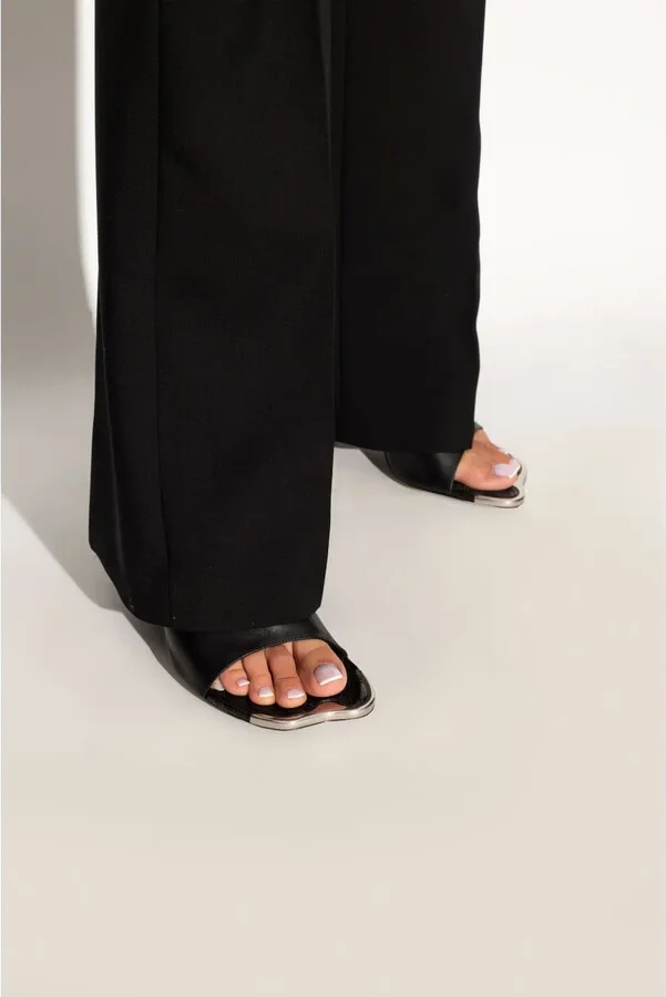 80mm Duck High leather sandals - Image 2