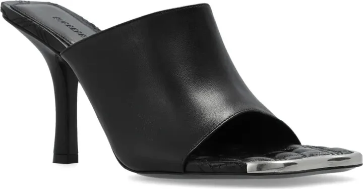 80mm Duck High leather sandals - Image 4