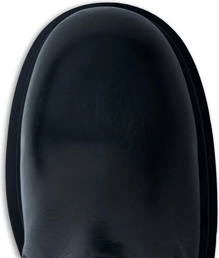 80mm Elastic-Panel Block-Heel Boots - Image 5