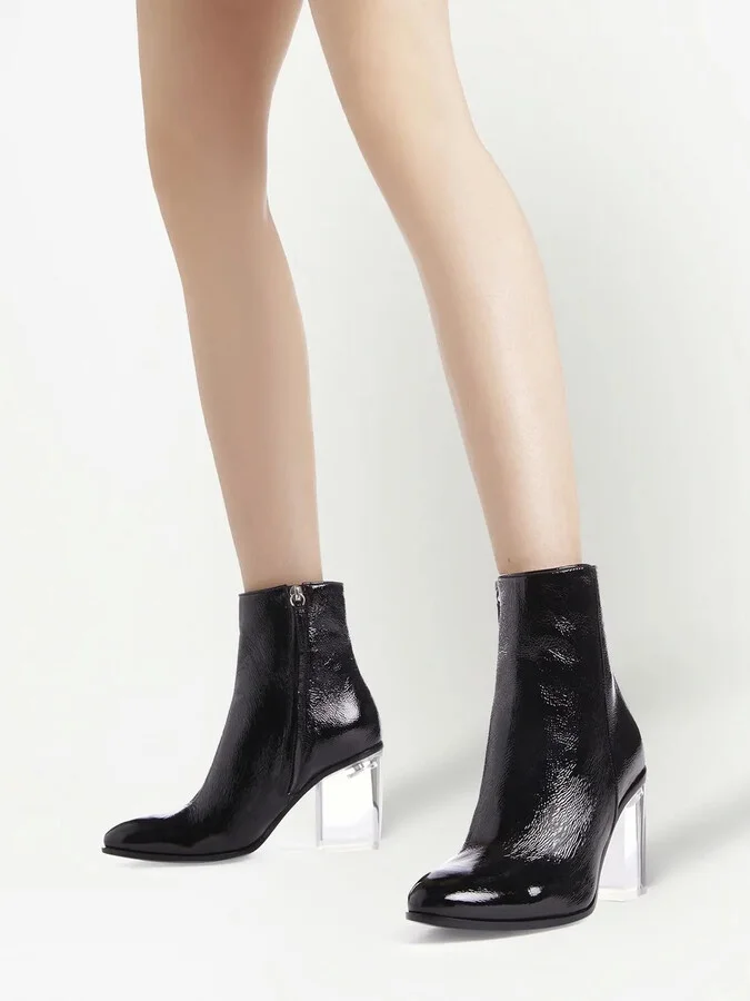 80mm Enriette Plexy ankle boots - Image 4