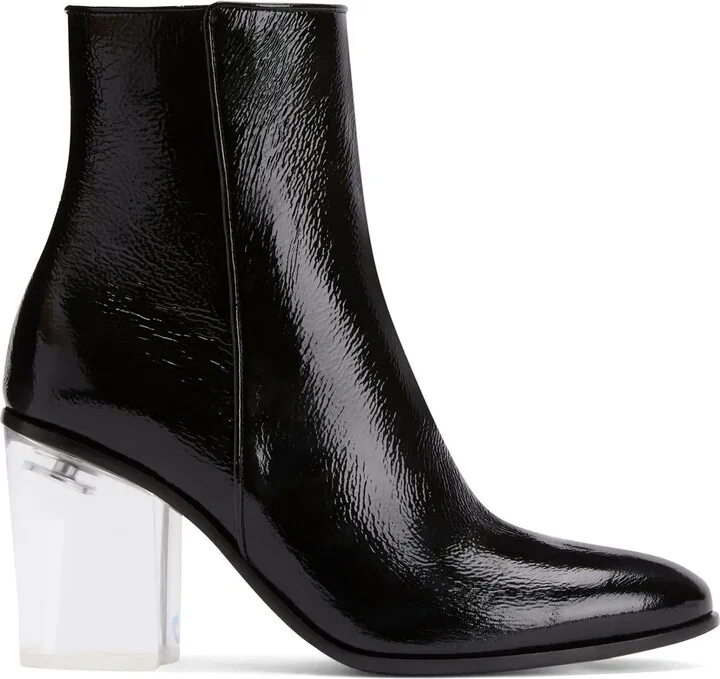 80mm Enriette Plexy ankle boots