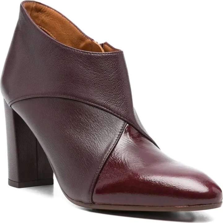 80mm Etika leather block-heel ankle boots - Image 2