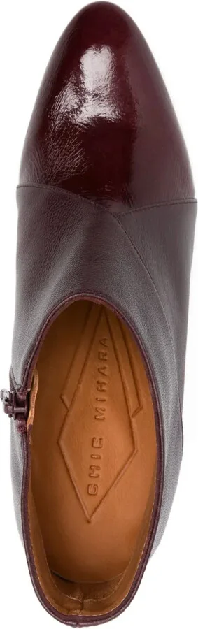 80mm Etika leather block-heel ankle boots - Image 4