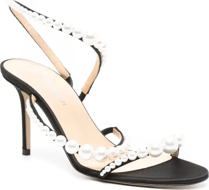 80mm Faux-Pearl Sandals - Image 2