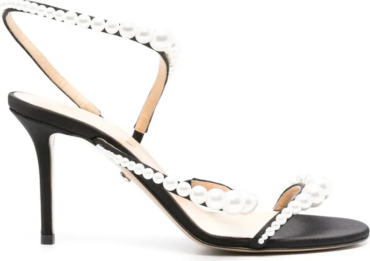 80mm Faux-Pearl Sandals
