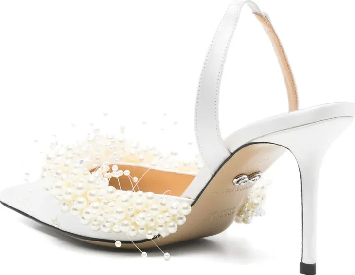 80mm Floating Pearl embellished pumps - Image 3