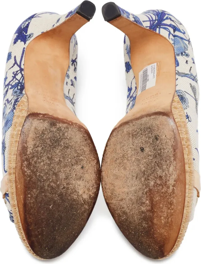 80mm Floral-Print Platform Pumps - Image 4
