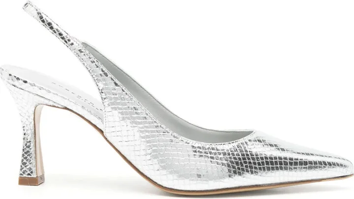 80mm Frans slingback pumps