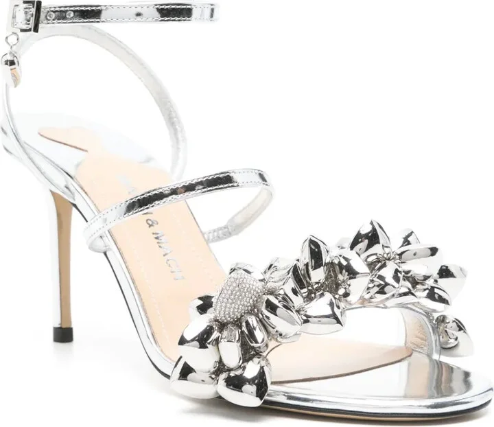 80mm Heart-Charm Sandals - Image 2