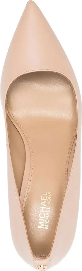 80mm Heeled Leather Pumps - Image 4