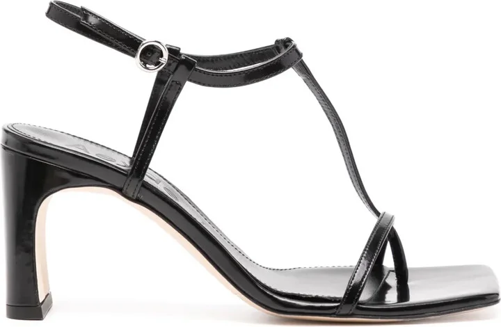 80mm Hilma leather sandals