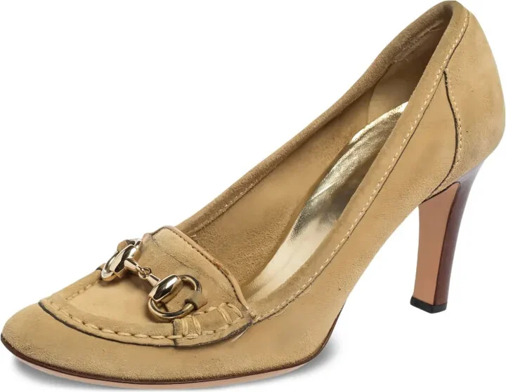 80mm Horsebit-detail leather pumps - Image 2