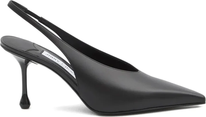 80mm Isa pointed-toe slingback pumps