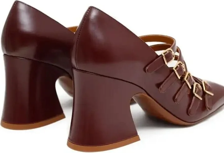 80mm Janis Buckle-Strap Pumps - Image 3