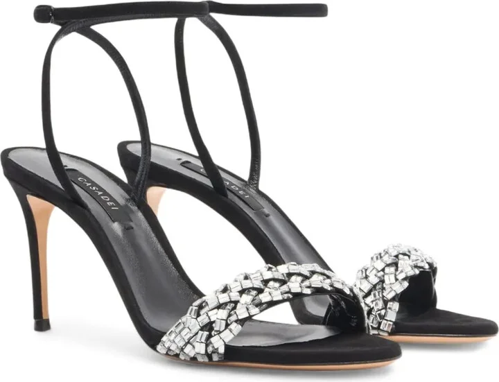 80mm Julia embellished-braided sandals - Image 2