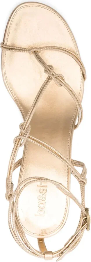 80mm Knotted Leather Sandals - Image 4