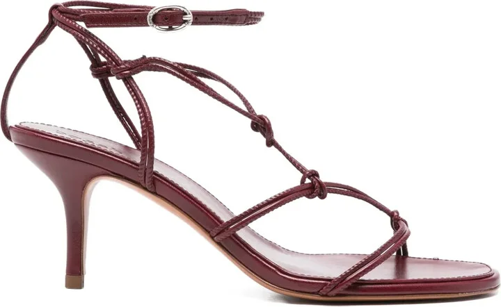 80mm Knotted Leather Sandals