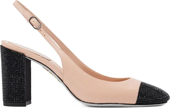 80mm Kristen slingback pumps