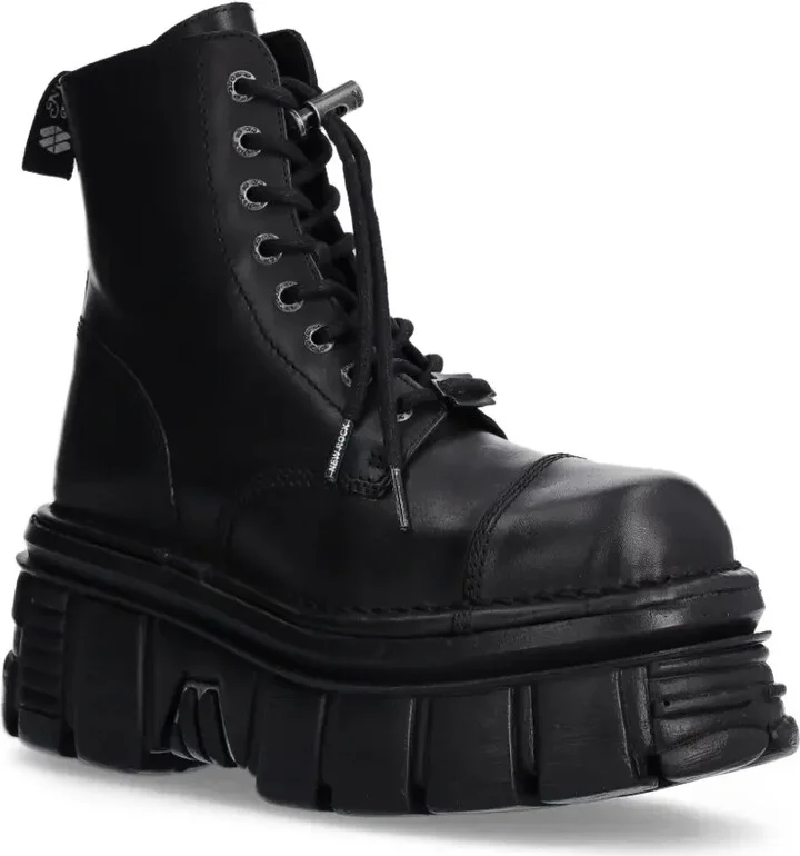 80mm Lace-Up Platform Boots - Image 2