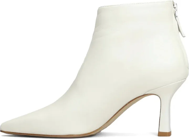 80mm Leather Ankle Boots - Image 4
