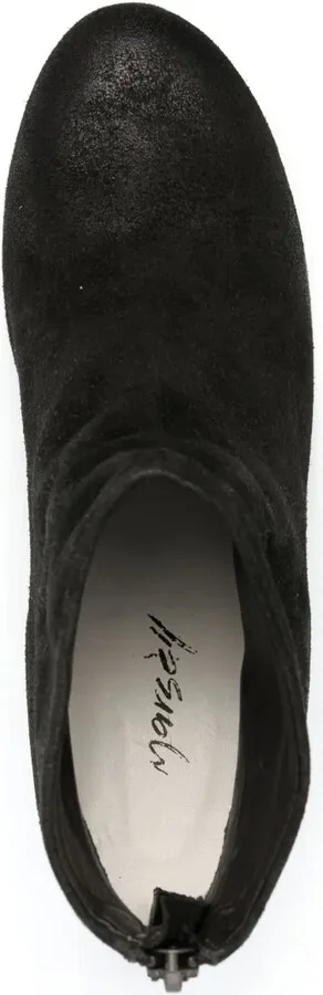 80mm Leather Ankle Boots - Image 4