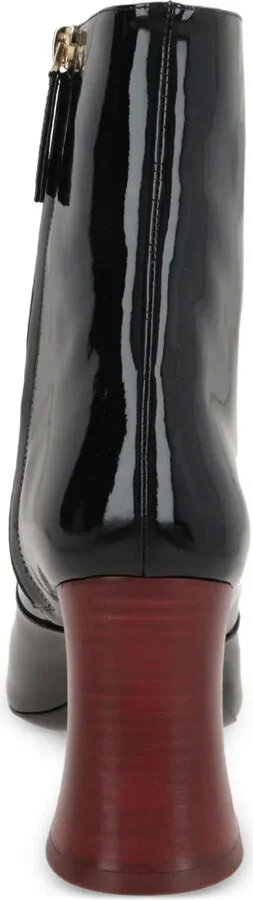 80mm Leather Block-Heel Boots - Image 3