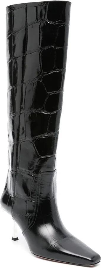 80mm Leather Boots - Image 2
