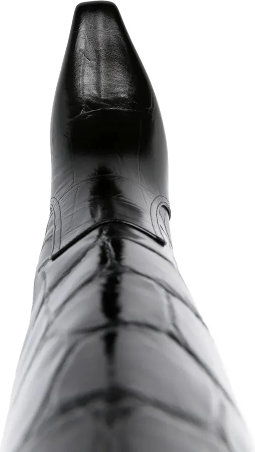 80mm Leather Boots - Image 4