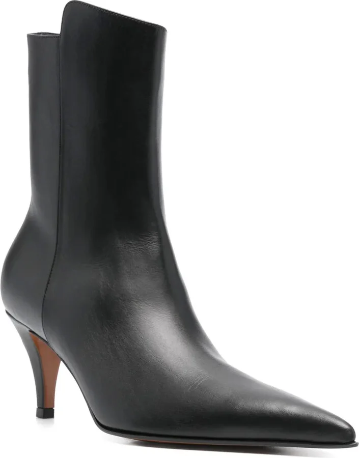 80mm Leather Boots - Image 2