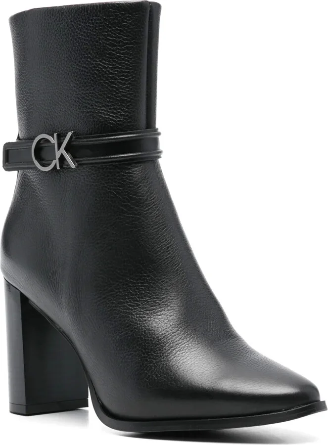 80mm Leather Boots - Image 2
