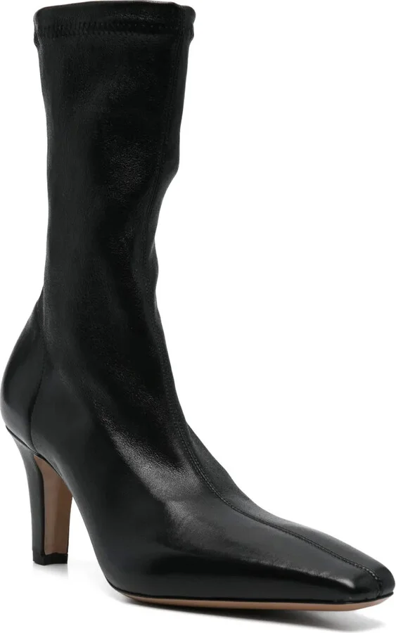 80mm Leather Boots - Image 2