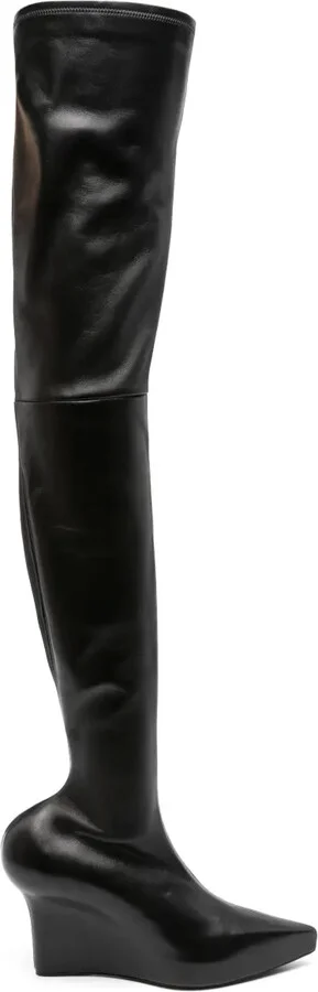 80mm Leather Boots