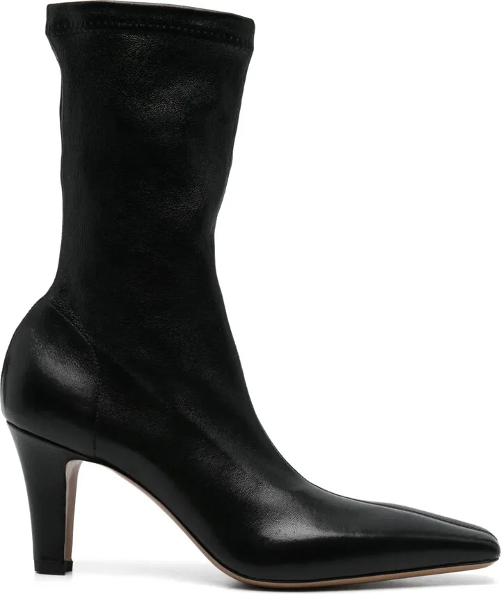 80mm Leather Boots