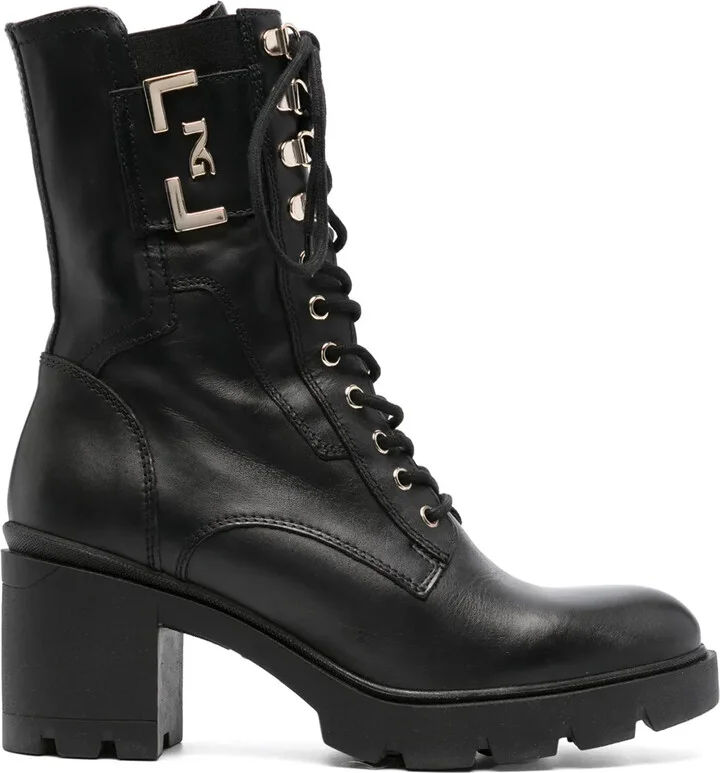 80mm Leather Boots