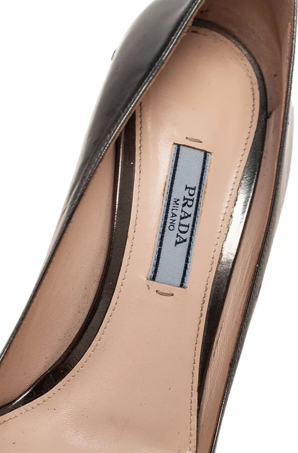 80mm Leather Heeled Pumps - Image 5