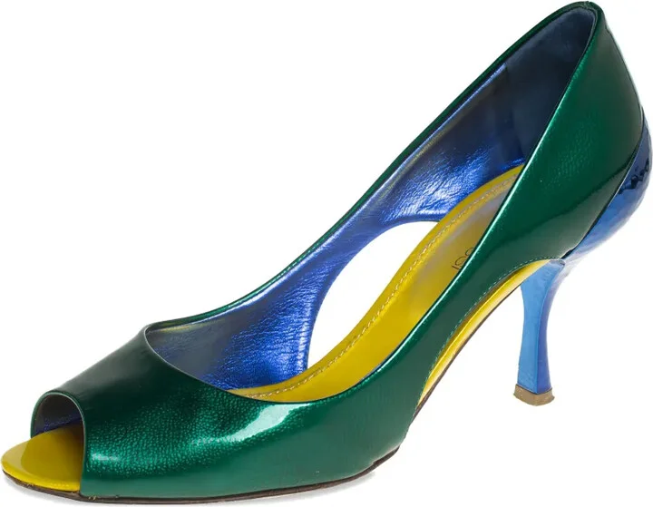 80mm Leather Heeled Pumps - Image 2