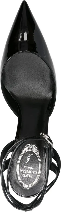 80mm Leather Heeled Pumps - Image 4