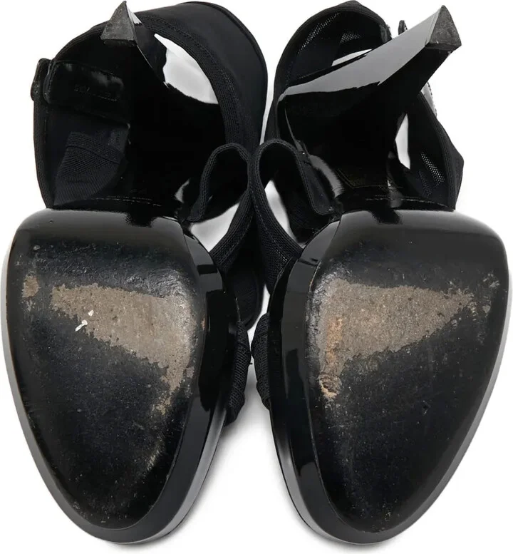 80mm Leather Heeled Sandals - Image 5