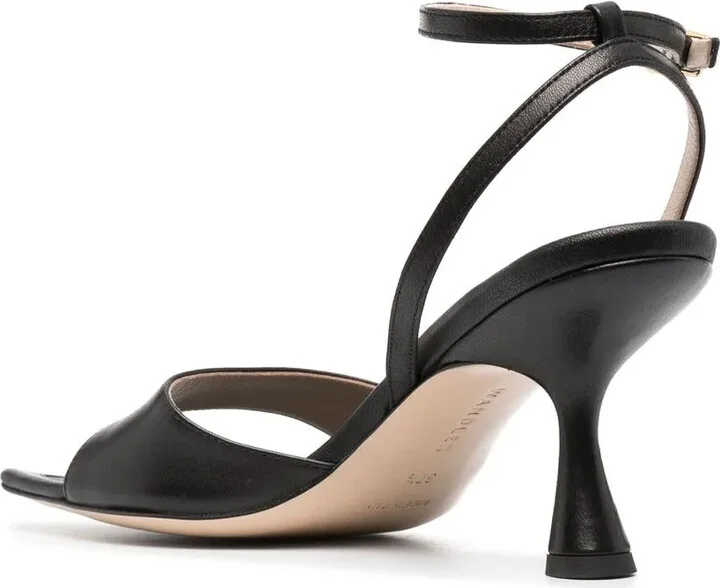 80mm Leather Heeled Sandals - Image 3