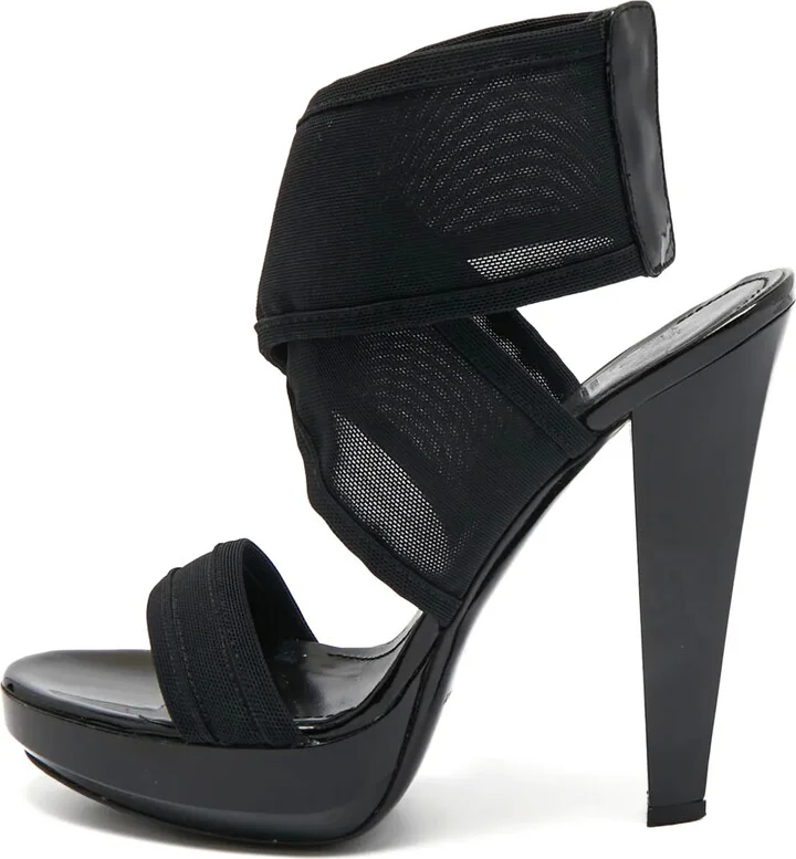 80mm Leather Heeled Sandals
