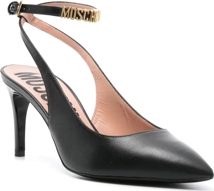 80mm Leather Pumps - Image 2