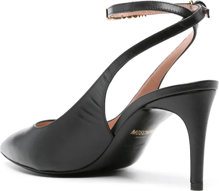 80mm Leather Pumps - Image 3