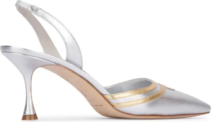 80mm Leather Pumps - Image 3