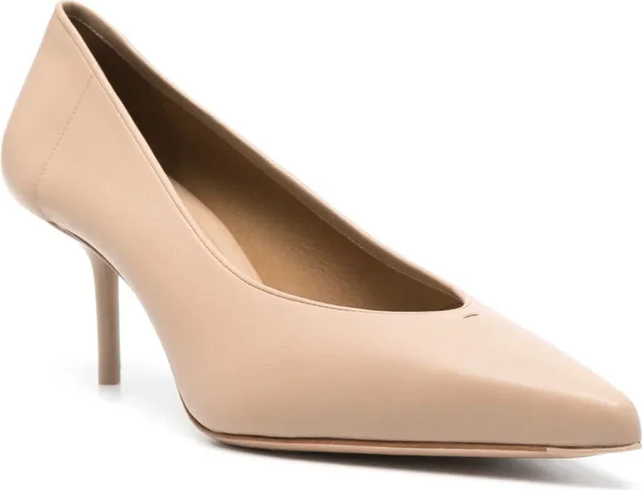 80mm Leather Pumps - Image 2