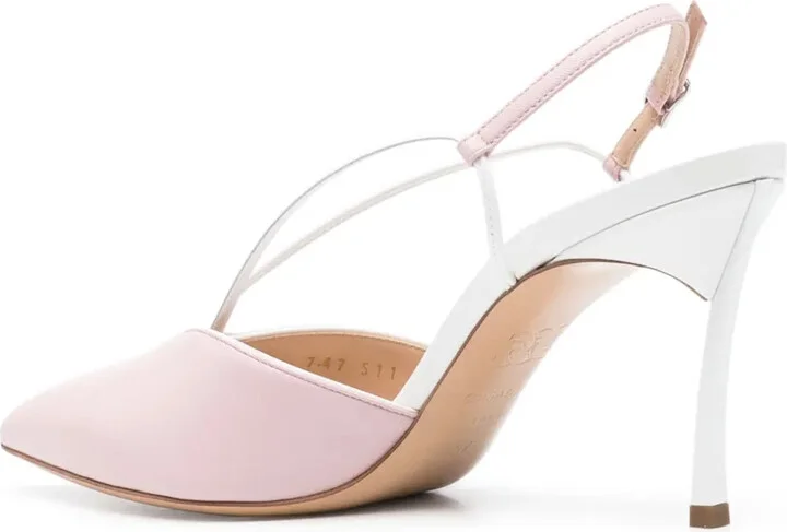 80mm Leather Pumps - Image 3