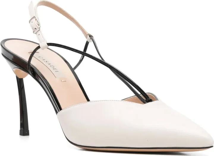 80mm Leather Pumps - Image 2