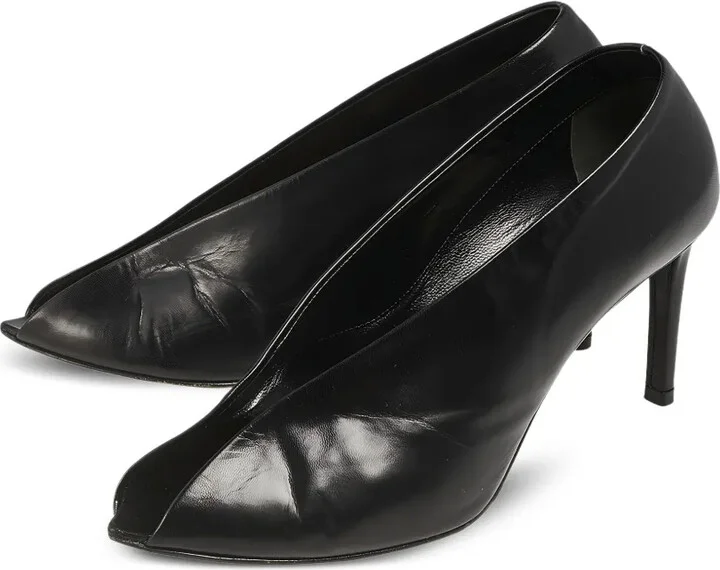80mm Leather Pumps - Image 3