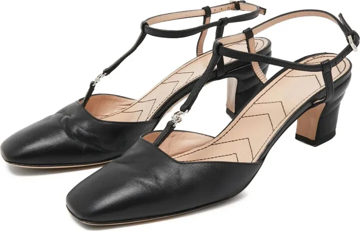 80mm Leather Pumps - Image 2