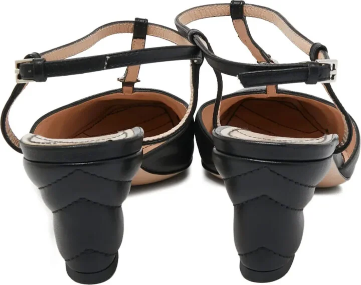 80mm Leather Pumps - Image 3