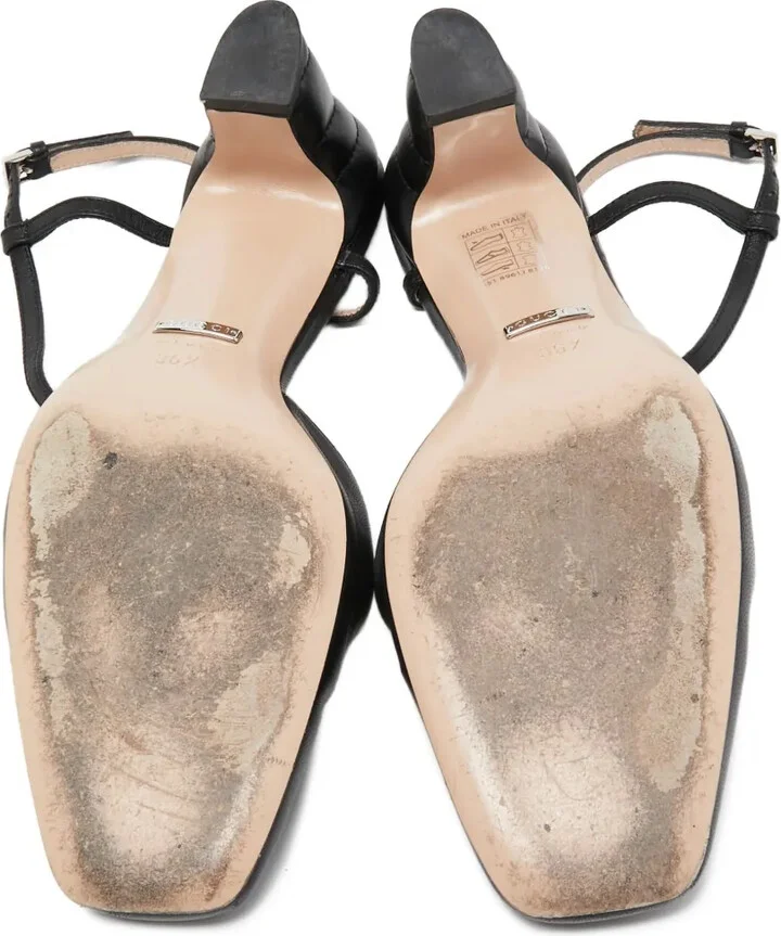 80mm Leather Pumps - Image 4